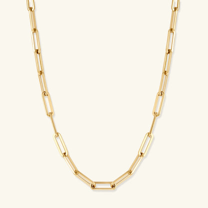 14K Gold Filled Necklaces for Women Gold Choker Layered Necklace Dainty Necklace Paperclip Necklace Gold Necklace Gift for Mom Gift for Her