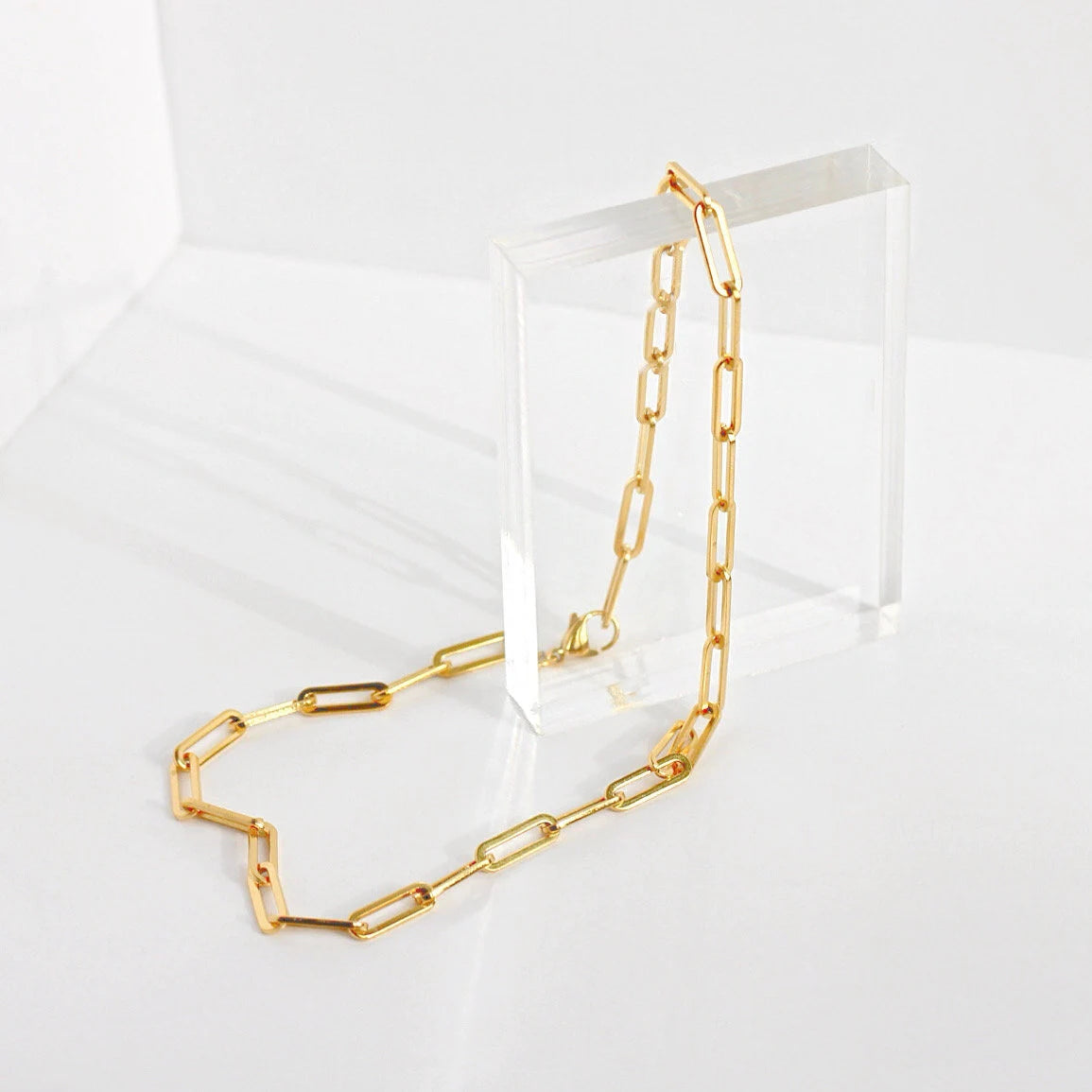 14K Gold Filled Necklaces for Women Gold Choker Layered Necklace Dainty Necklace Paperclip Necklace Gold Necklace Gift for Mom Gift for Her